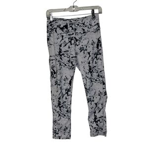 OALKA Marble Print Leggings